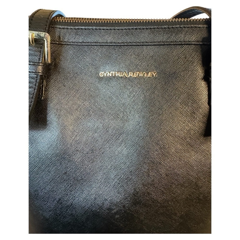 Cynthia Rowley Black Leather Versatile Handbag - Picture 4 of 11
